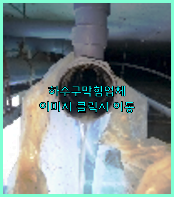 오수관막힘