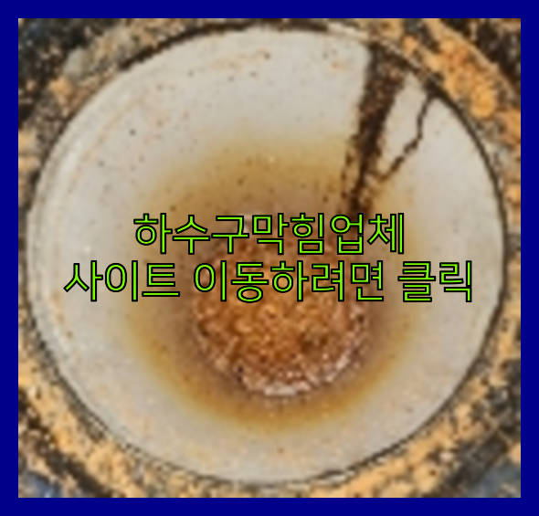 오수관막힘