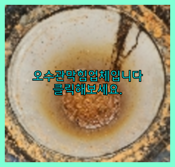 오수관막힘