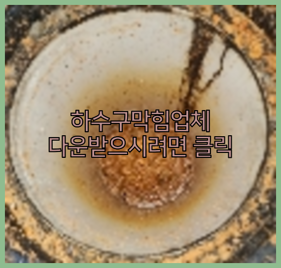 오수관막힘